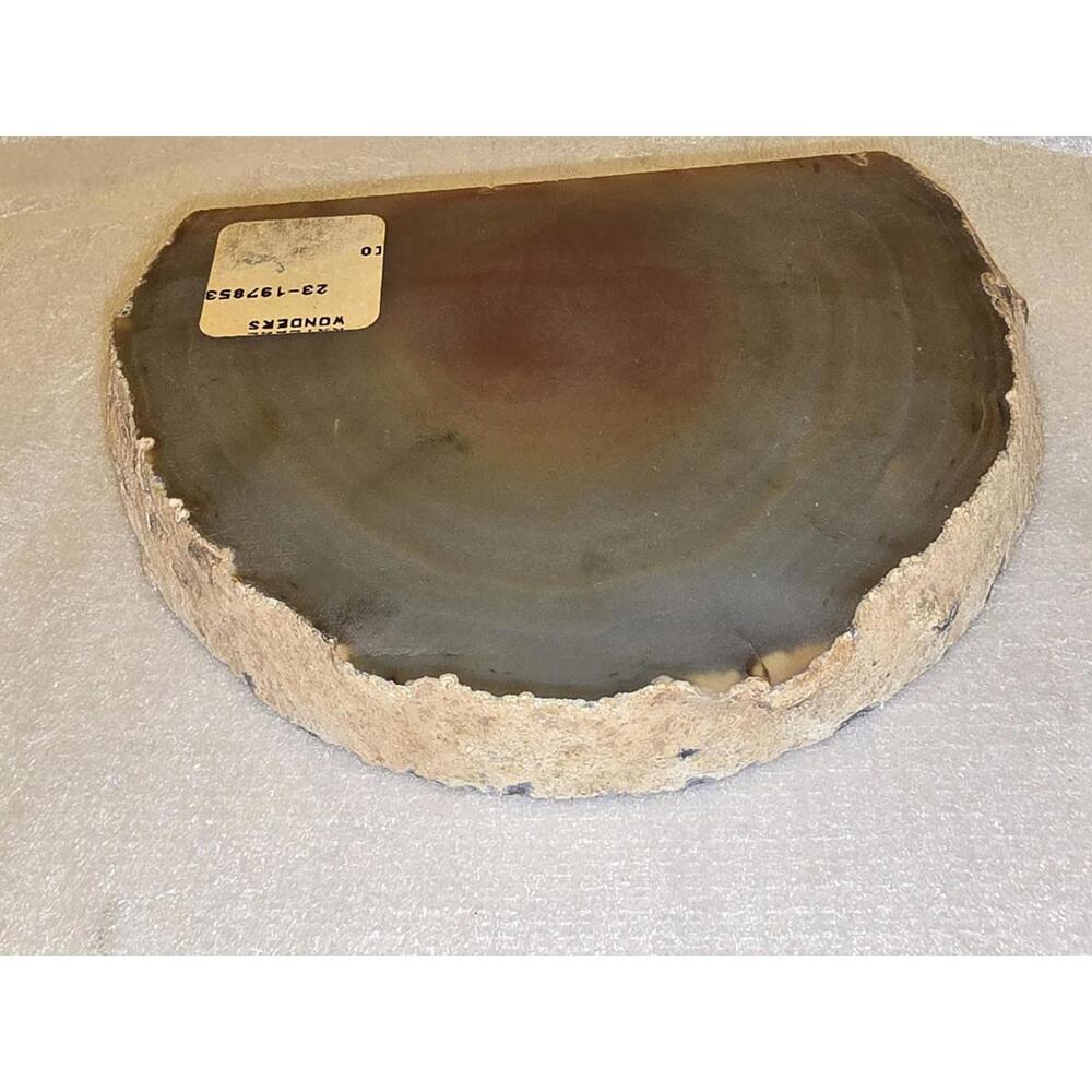 Large Natural Slice Agate Polished North Shore Round Geode 5" - Picture 3 of 3